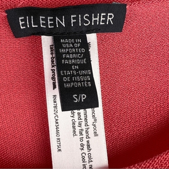 EILEEN FISHER Melon pullover sweater. Lightweight tunic length.Size petite Small - Picture 3 of 6